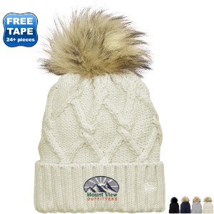New Era® Faux Fur Pom Acrylic Ladies' Beanie - WJ6781