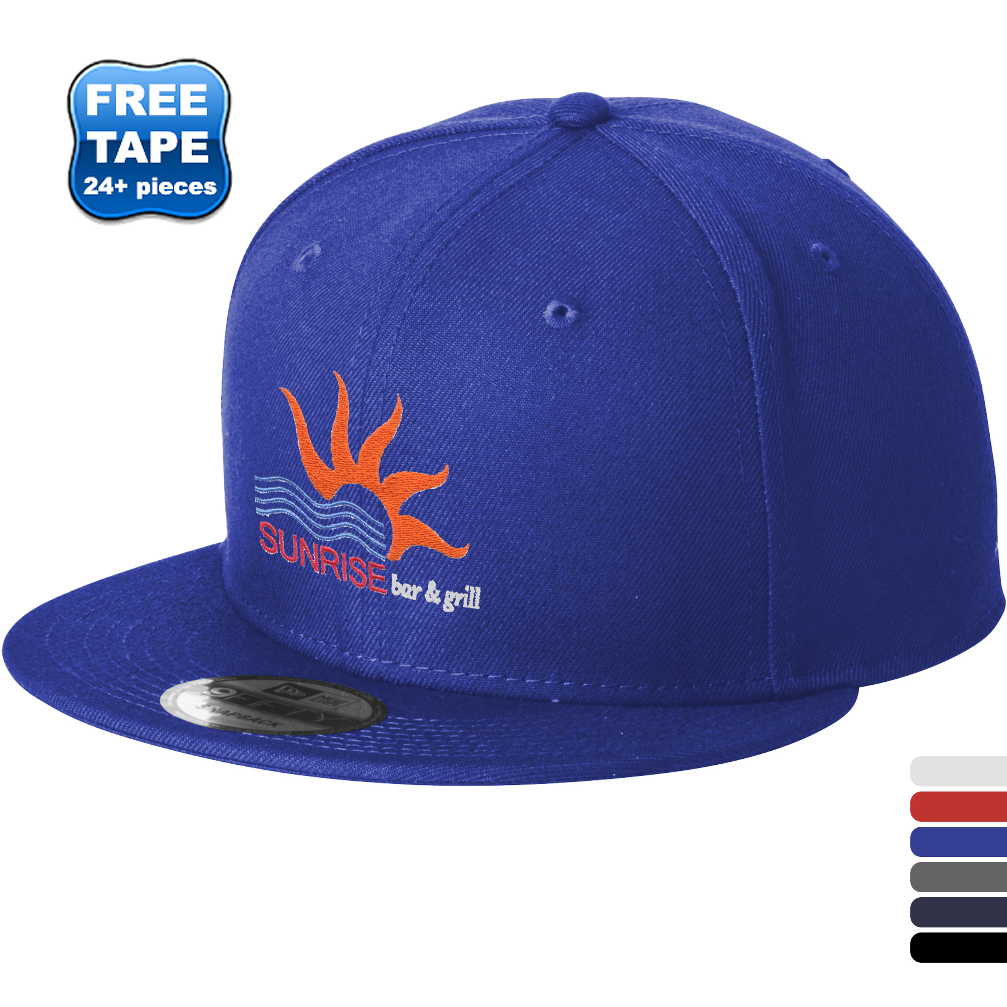 Product Photo 1 New Era® Standard Fit Flat Bill Polyester Snapback Cap