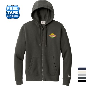 New Era® Heritage Fleece Combed Cotton/Poly Full-Zip Unisex Hoodie - WJ6777
