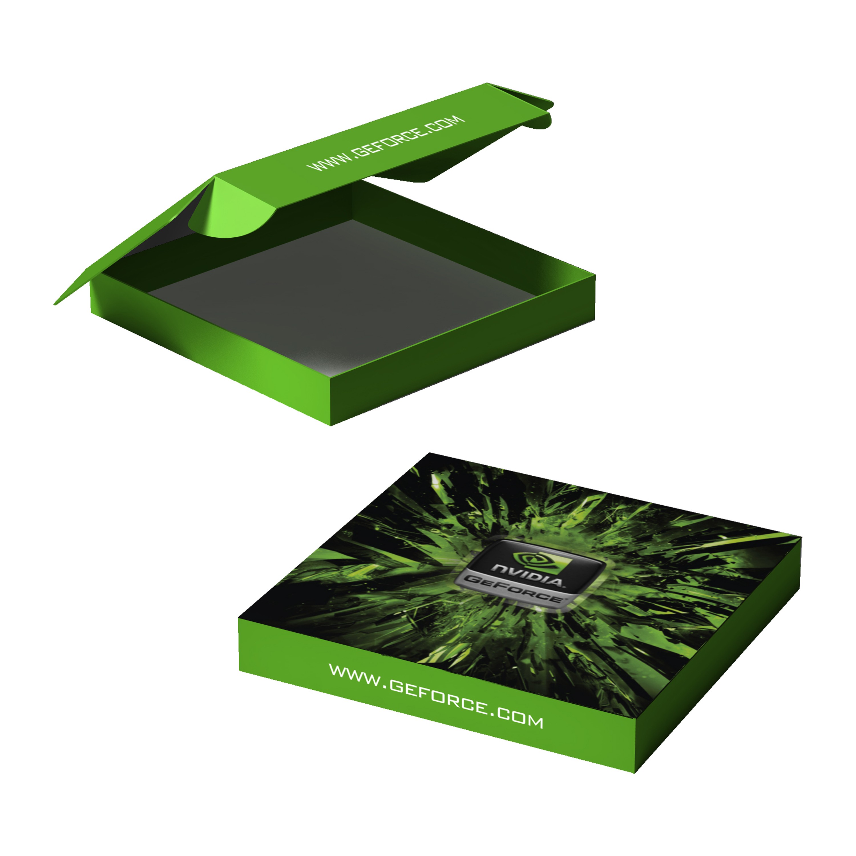 Product Photo 1 Full Bleed E-Flute Tuck Box, 9" X 8.75" X 1.25"