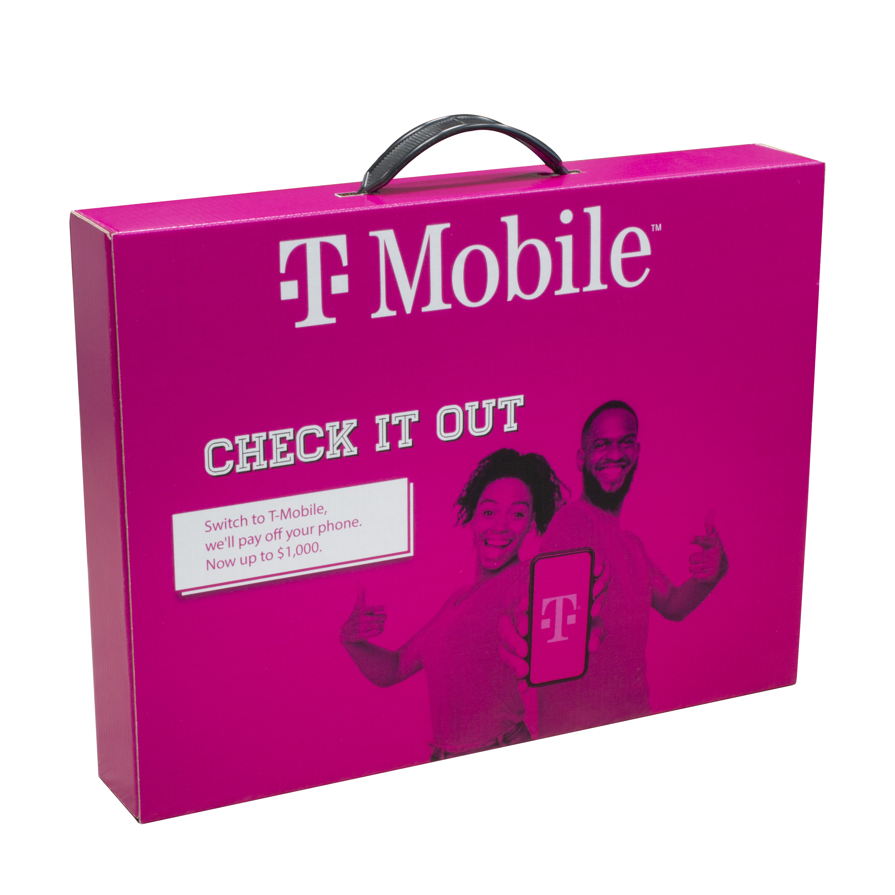 Product Photo 1 E-Flute Handle Box, 12.25" x 9.5" x 2"