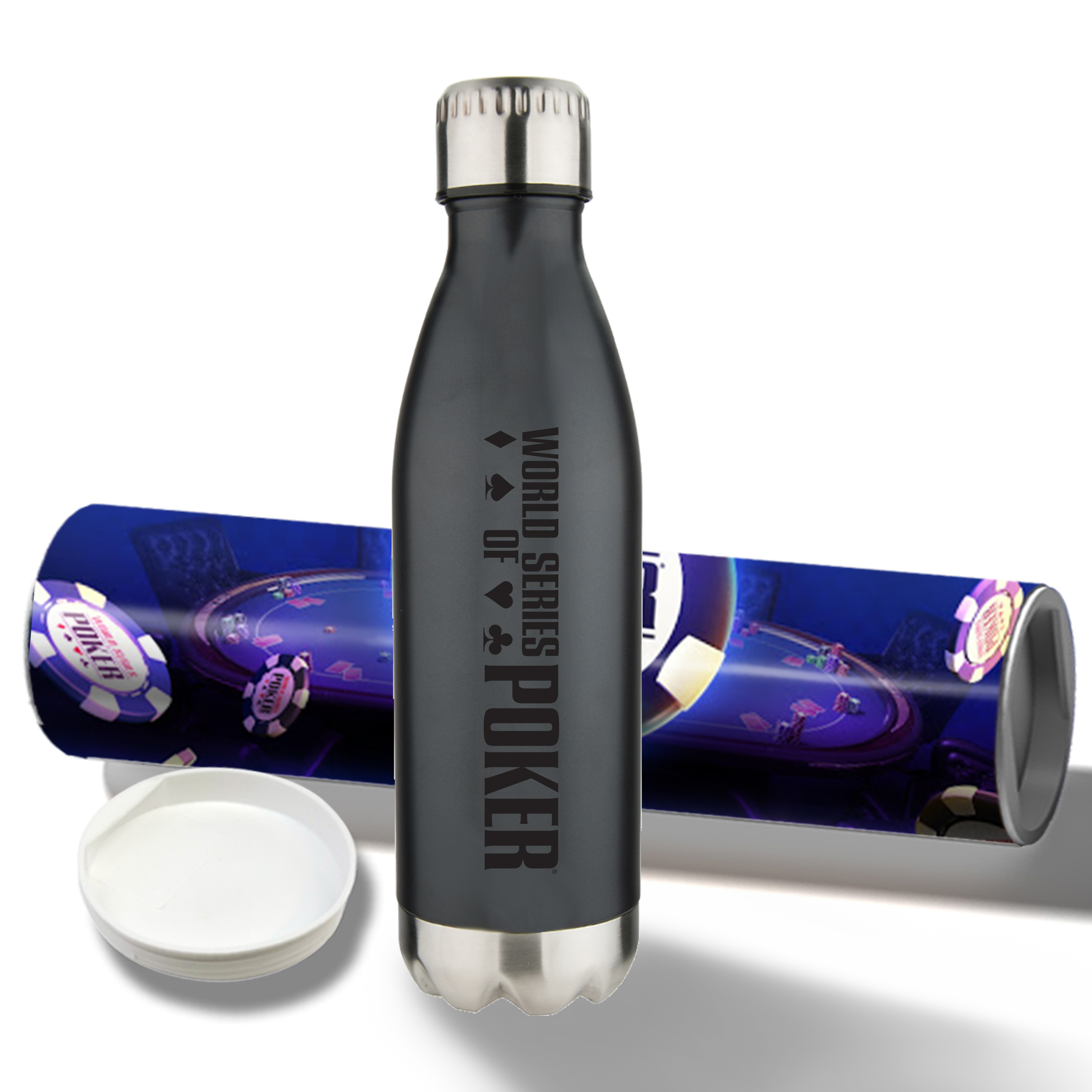 Product Photo 1 Stainless Steel Cola Bottle with Shipping Tube 17 oz.