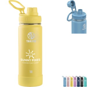 Takeya® Actives Spout Lid Stainless Steel Bottle, 18oz. - AK8353