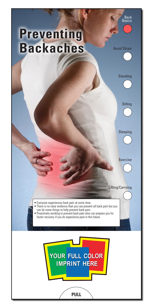 Product Photo 1 Preventing Backaches Slide Chart