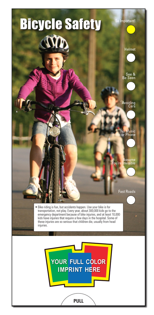 Product Photo 1 Bicycle Safety Slide Chart