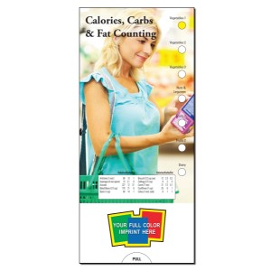 Calories, Carbs & Fat Counting Slide Chart - CB4407