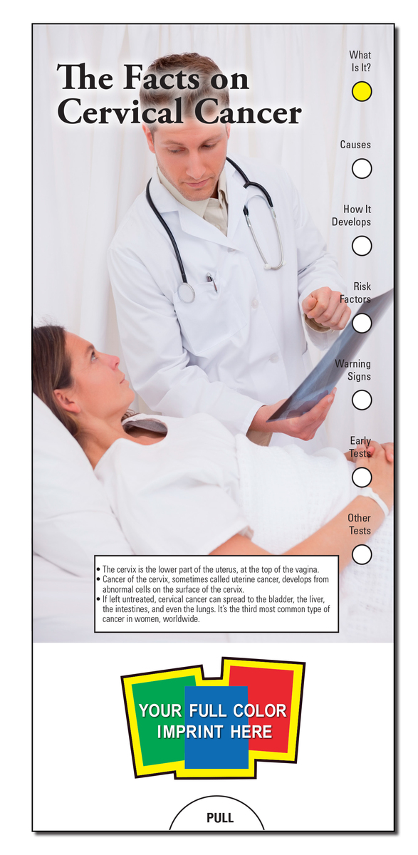 Product Photo 1 The Facts on Cervical Cancer Slide Chart