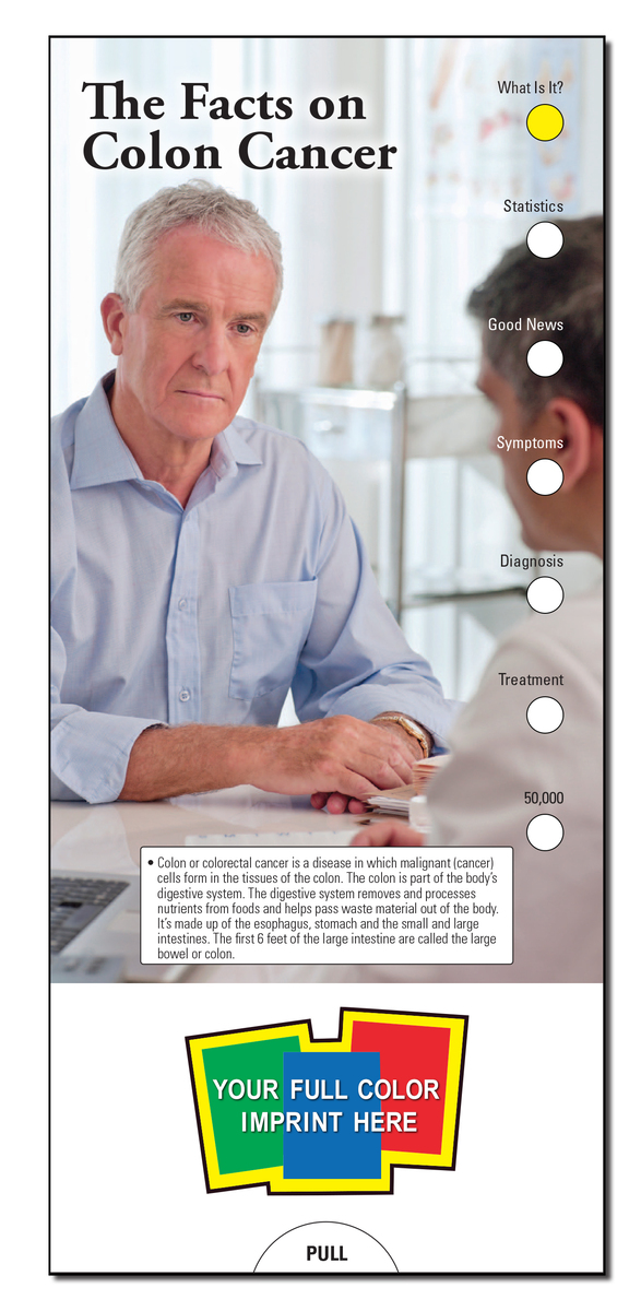 Product Photo 1 The Facts On Colon Cancer Slide Chart