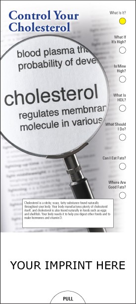 Product Photo 1 Control Your Cholesterol Slide Chart