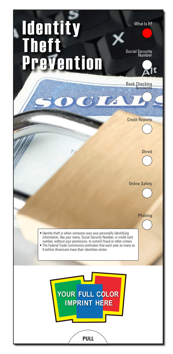 Product Photo 1 Identity Theft Prevention Slide Chart