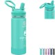Takeya® Actives Straw Lid Stainless Steel Bottle, 18oz.