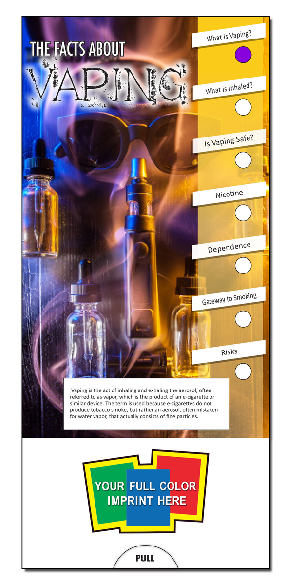 Product Photo 1 The Facts About Vaping Slide Chart