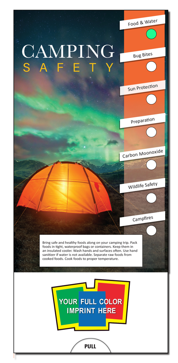 Product Photo 1 Camping Safety Slide Chart