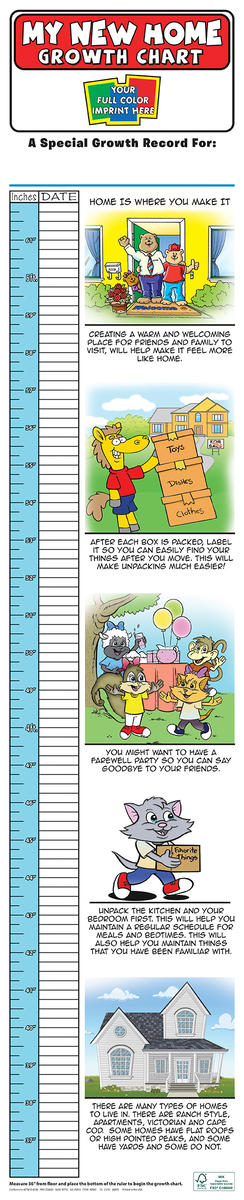 Product Photo 1 Growth Chart - My New Home
