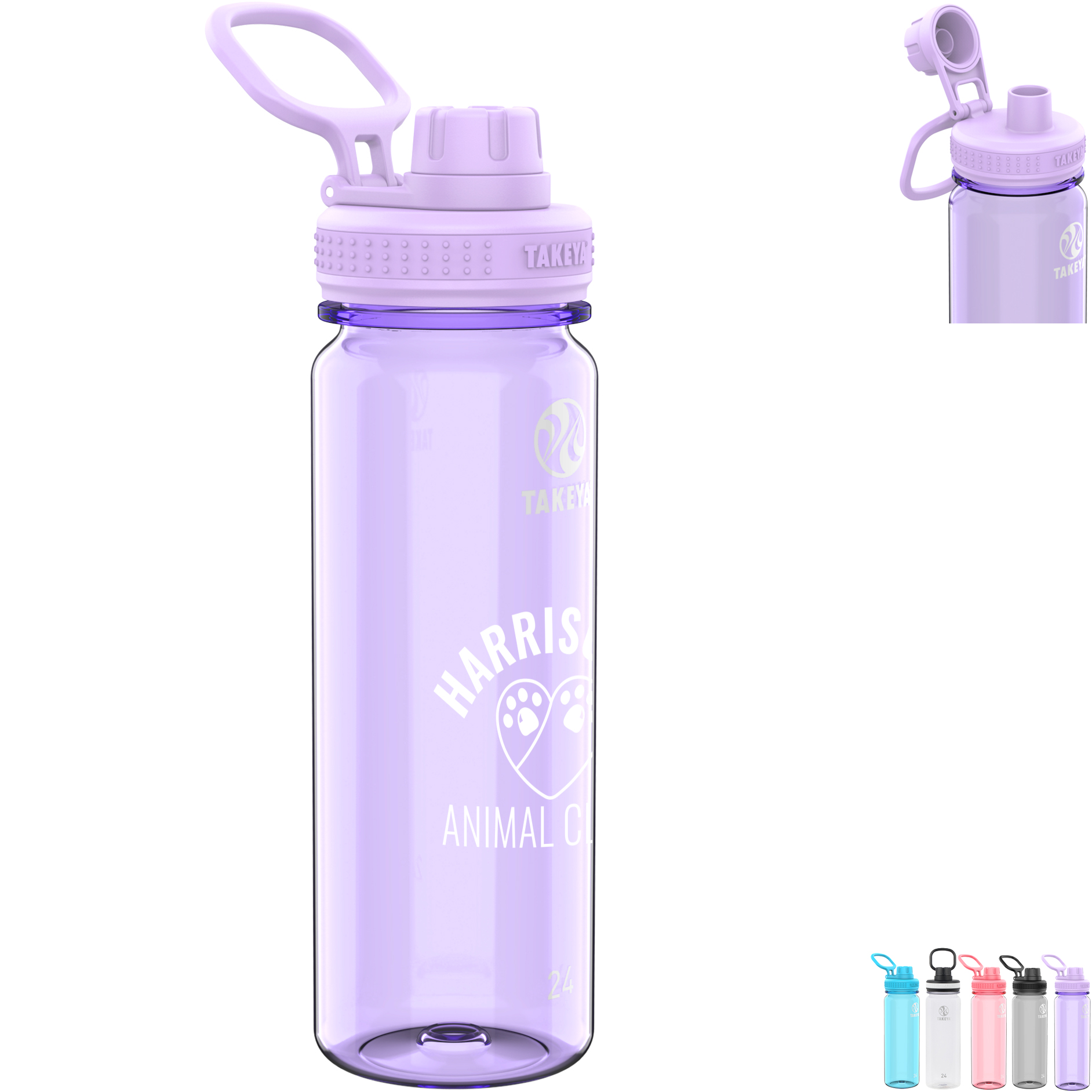 Product Photo 1 Takeya® Tritan™ Spout Lid Water Bottle, 24oz.