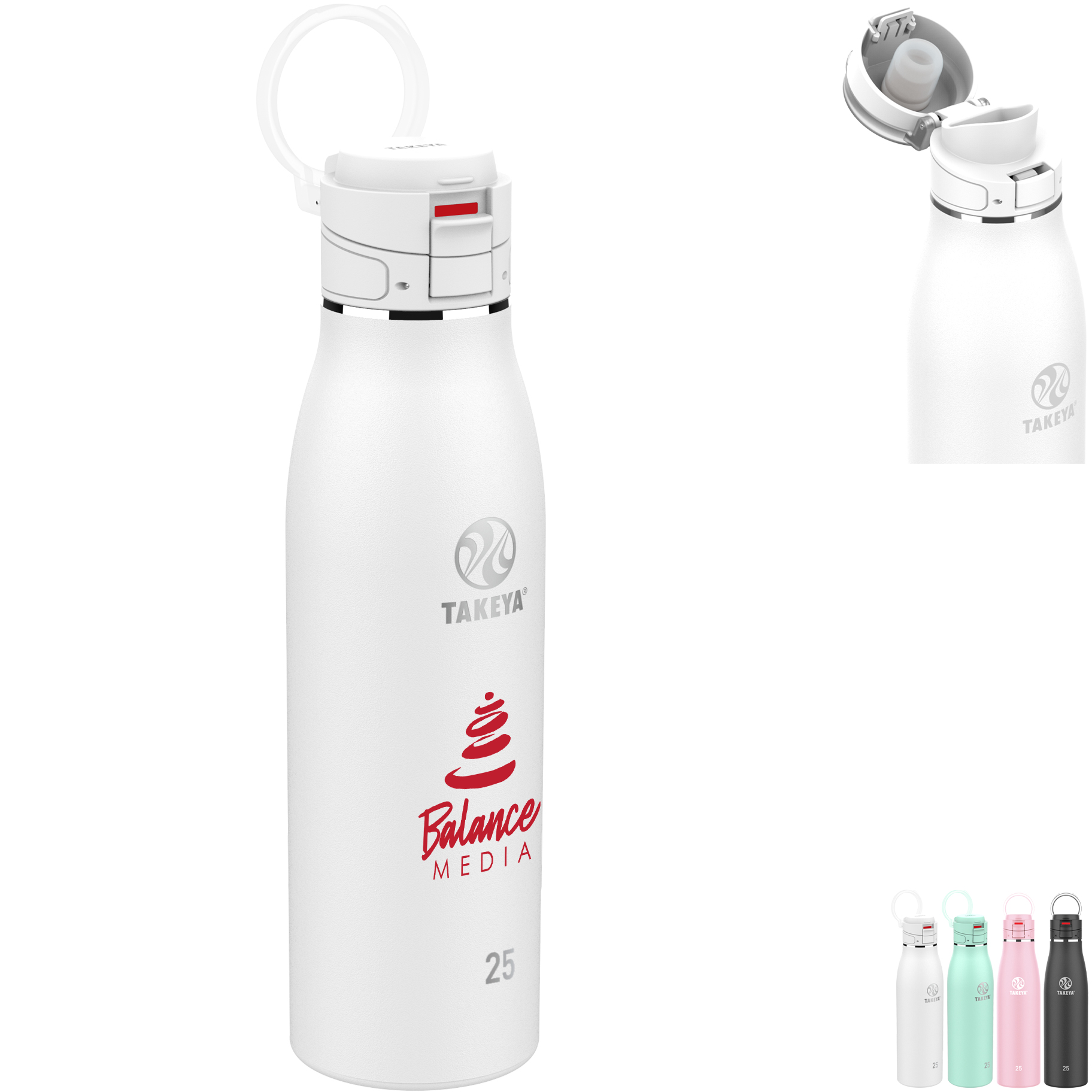 Product Photo 1 Takeya® Traveler Vacuum Insulated Bottle, 25oz.
