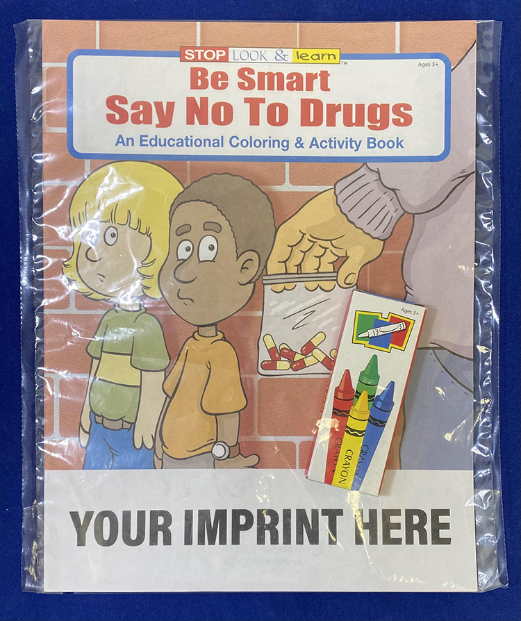 Product Photo 1 Be Smart, Say No To Drugs Coloring Book Fun Pack
