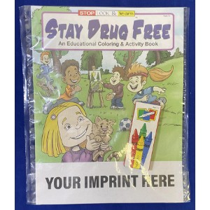 Stay Drug Free Coloring Book Fun Pack - CB4484