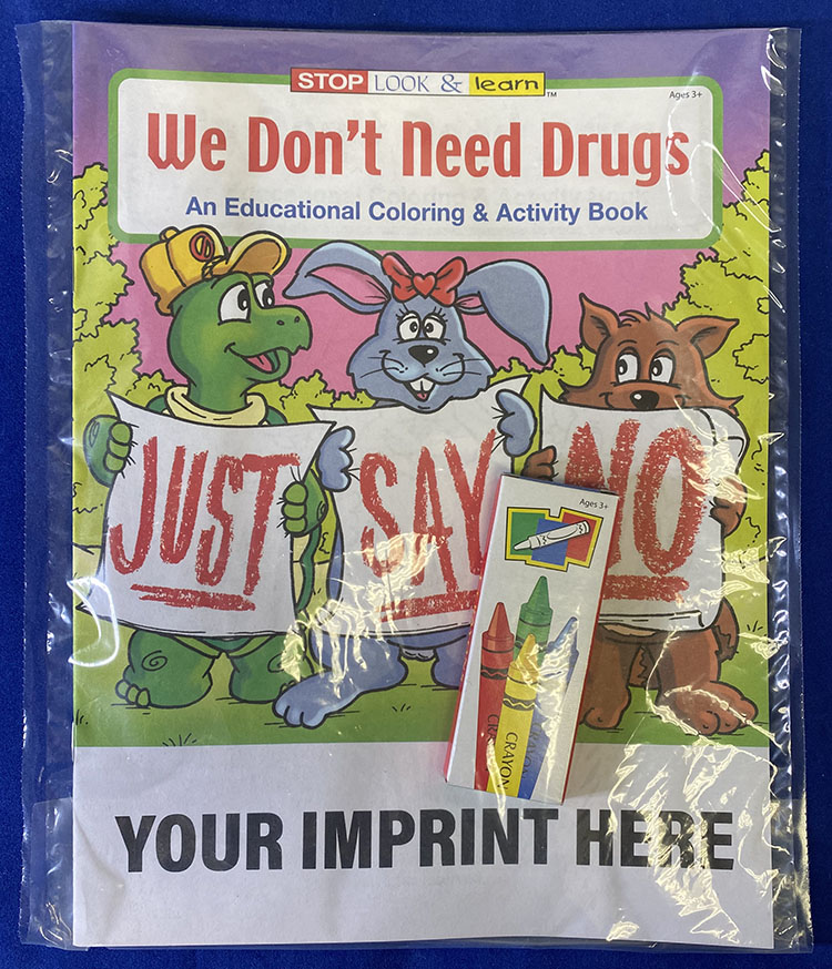 Product Photo 1 We Don't Need Drugs Coloring Book Fun Pack