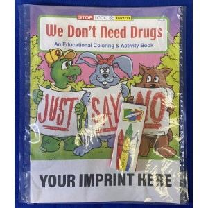 We Don't Need Drugs Coloring Book Fun Pack - CB4485