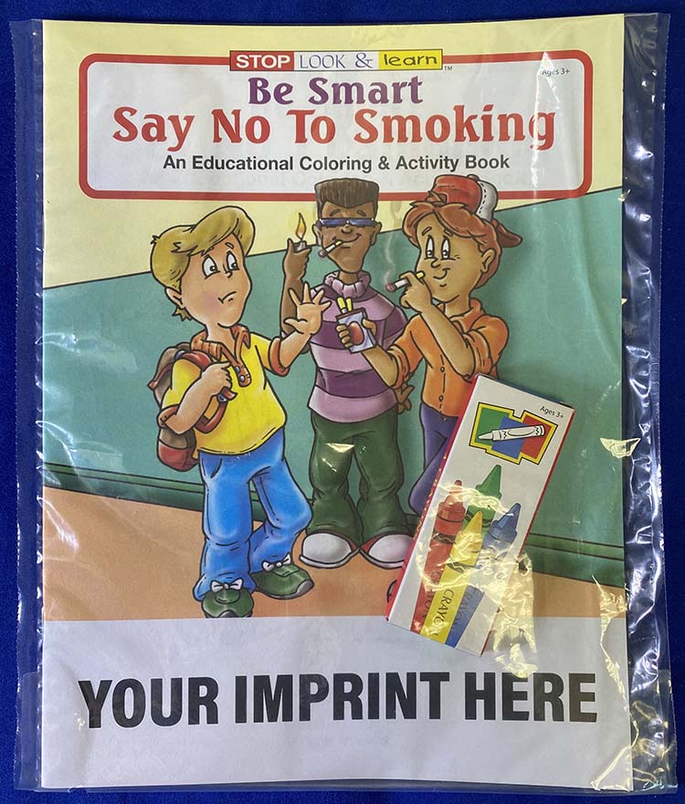 Product Photo 1 Be Smart, Say No To Smoking Coloring Book Fun Pack