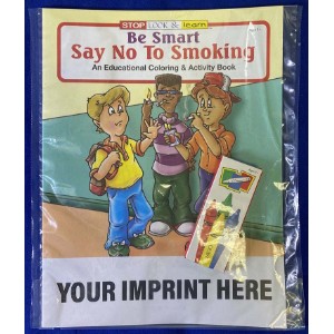 Be Smart, Say No To Smoking Coloring Book Fun Pack - CB4487