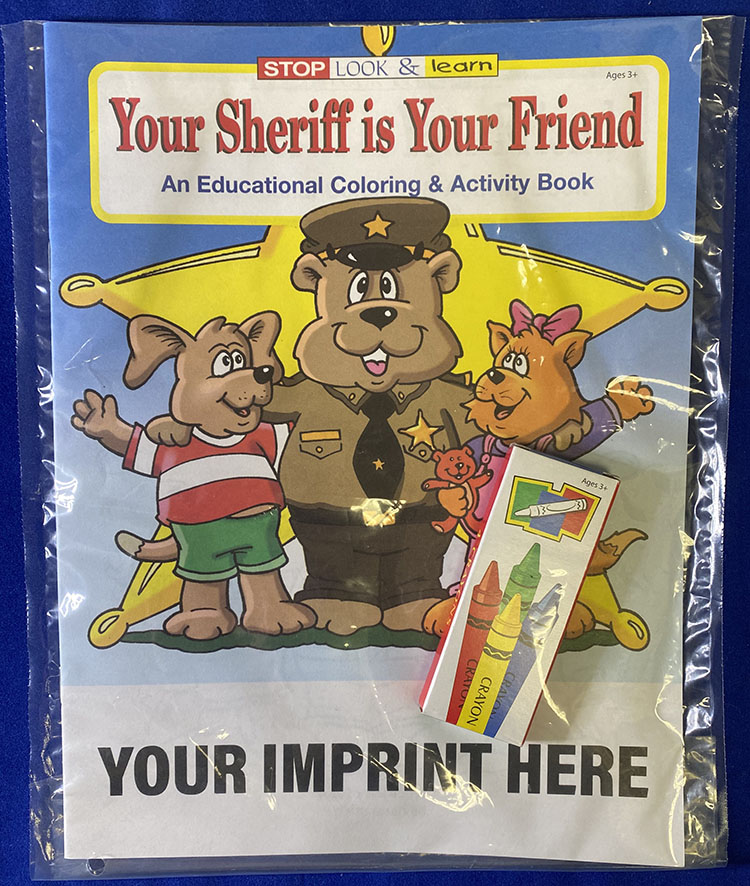 Product Photo 1 Your Sheriff Is Your Friend Coloring and Activity Book Fun Pack