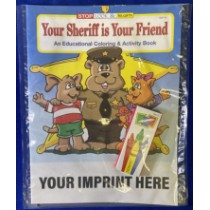 Your Sheriff Is Your Friend Coloring and Activity Book Fun Pack
