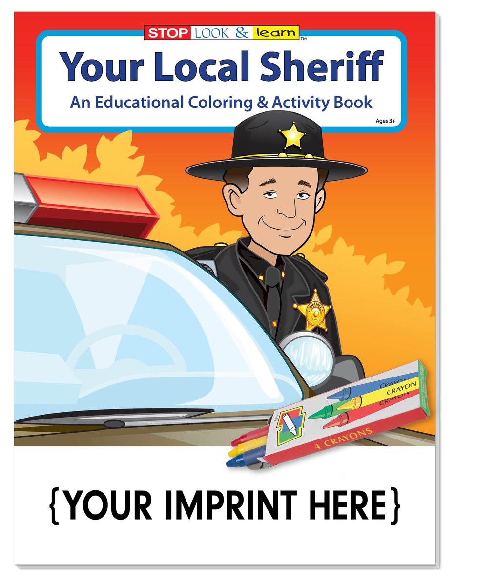 Product Photo 1 Your Local Sheriff Coloring & Activity Book Fun Pack