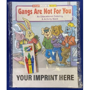 Gangs Are Not For You Coloring Book Fun Pack - CB4491