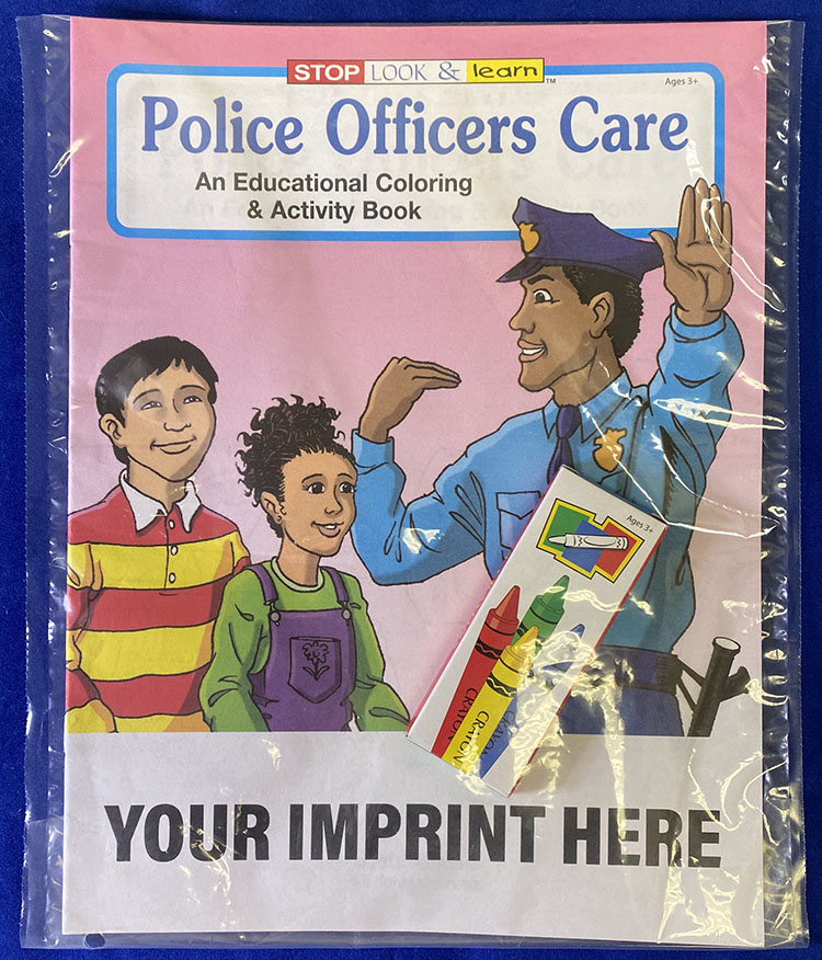 Product Photo 1 Police Officers Care Coloring Book Fun Pack