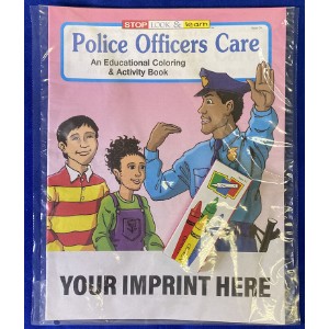Police Officers Care Coloring Book Fun Pack - CB4492