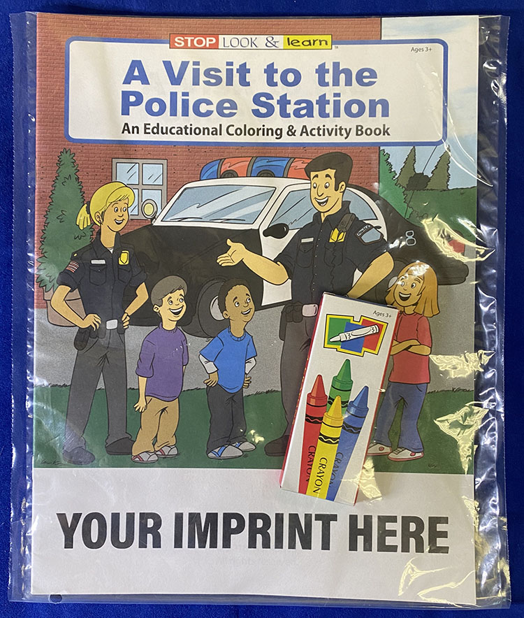 Product Photo 1 A Visit To The Police Station Coloring Book Fun Pack