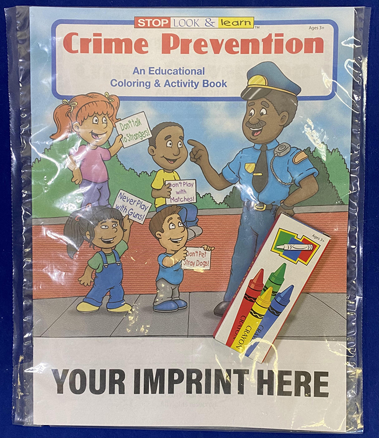 Product Photo 1 Crime Prevention Coloring Book Fun Pack
