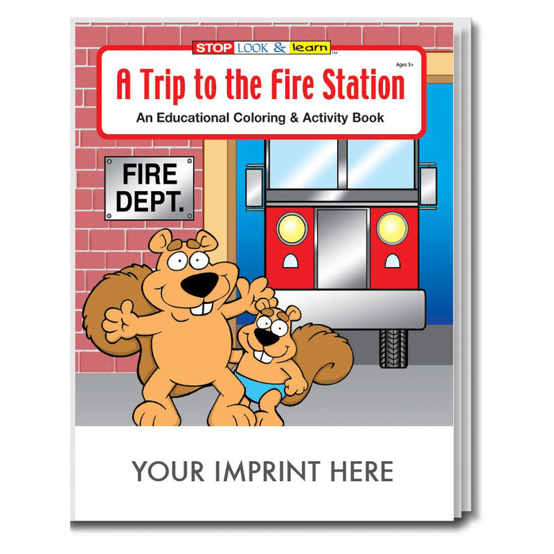Product Photo 1 A Trip To The Fire Station Coloring & Activity Book