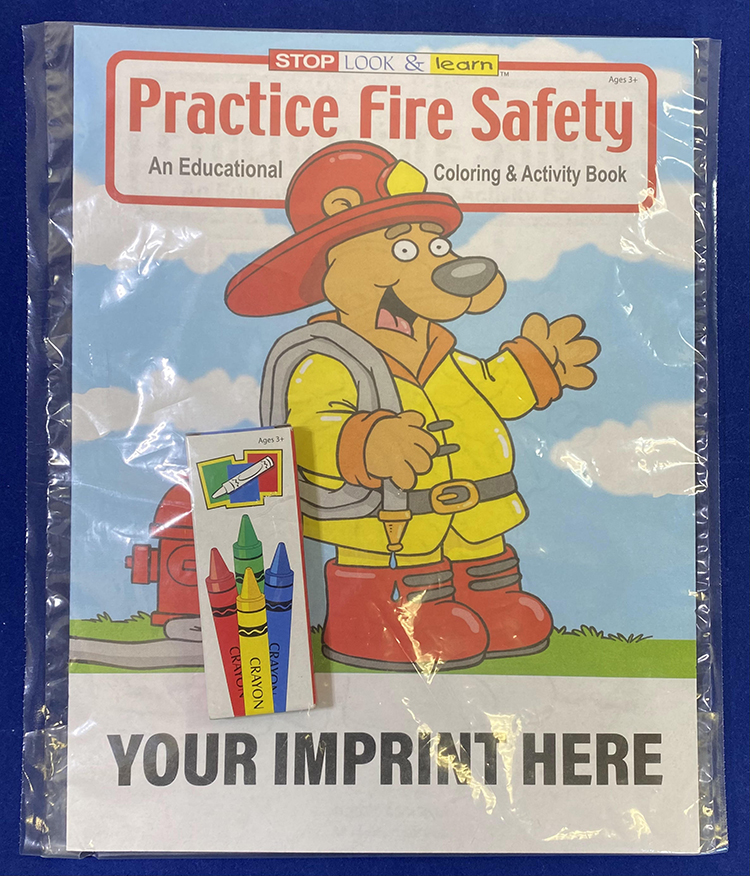 Product Photo 1 Practice Fire Safety Coloring Book Fun Pack