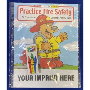 Practice Fire Safety Coloring Book Fun Pack - CB4496