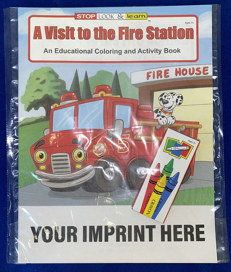 Product Photo 1 A Visit to the Fire Station Coloring Book Fun Pack