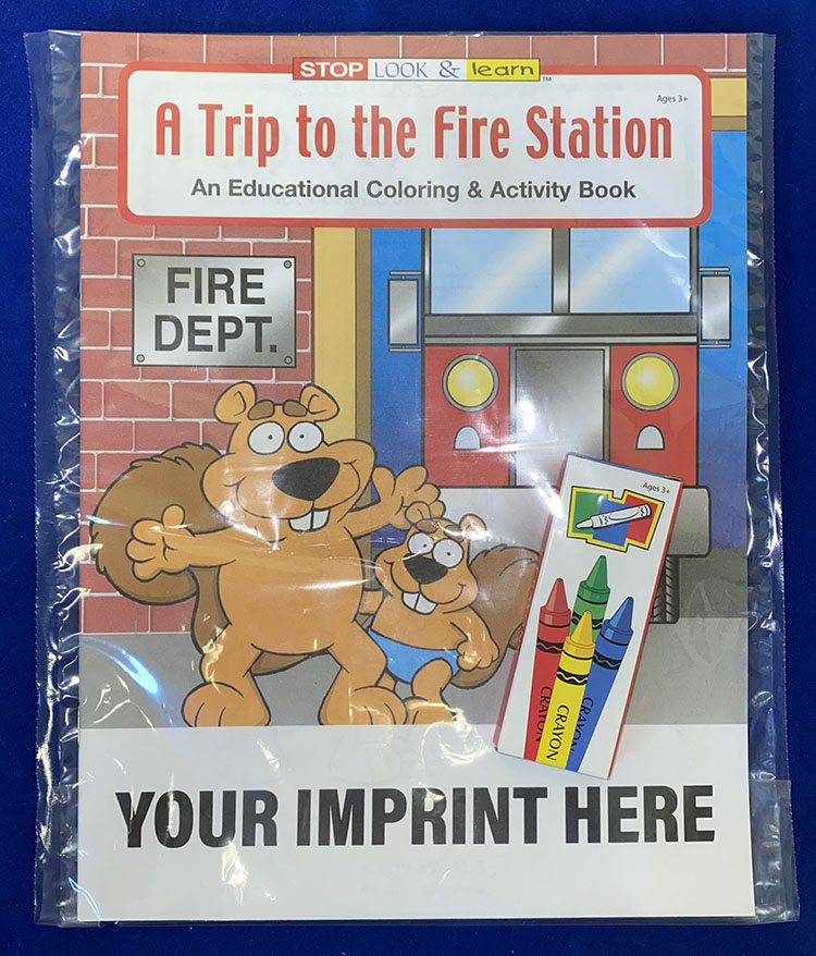 Product Photo 1 A Trip to the Fire Station Coloring Book Fun Pack