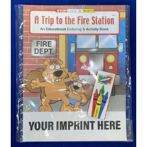 A Trip to the Fire Station Coloring Book Fun Pack - CB4499