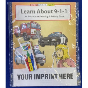 Learn About 9-1-1 Coloring Book Fun Pack - CB4500