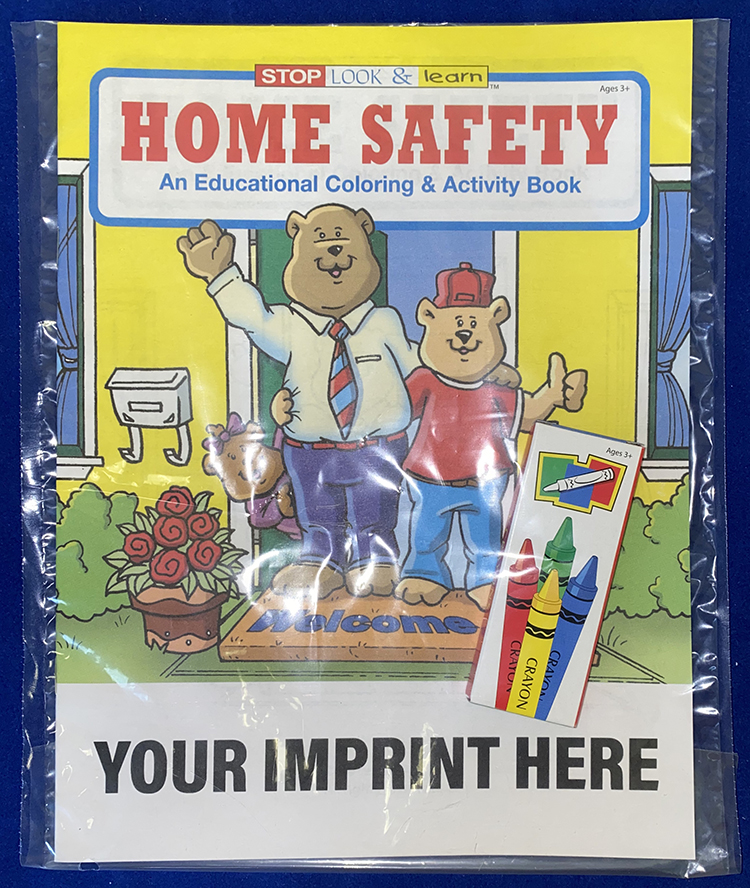Product Photo 1 Home Safety Coloring Book Fun Pack