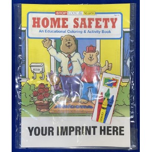 Home Safety Coloring Book Fun Pack - CB4502