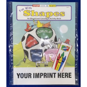 Fun With Shapes Coloring Book Fun Pack - CB4506