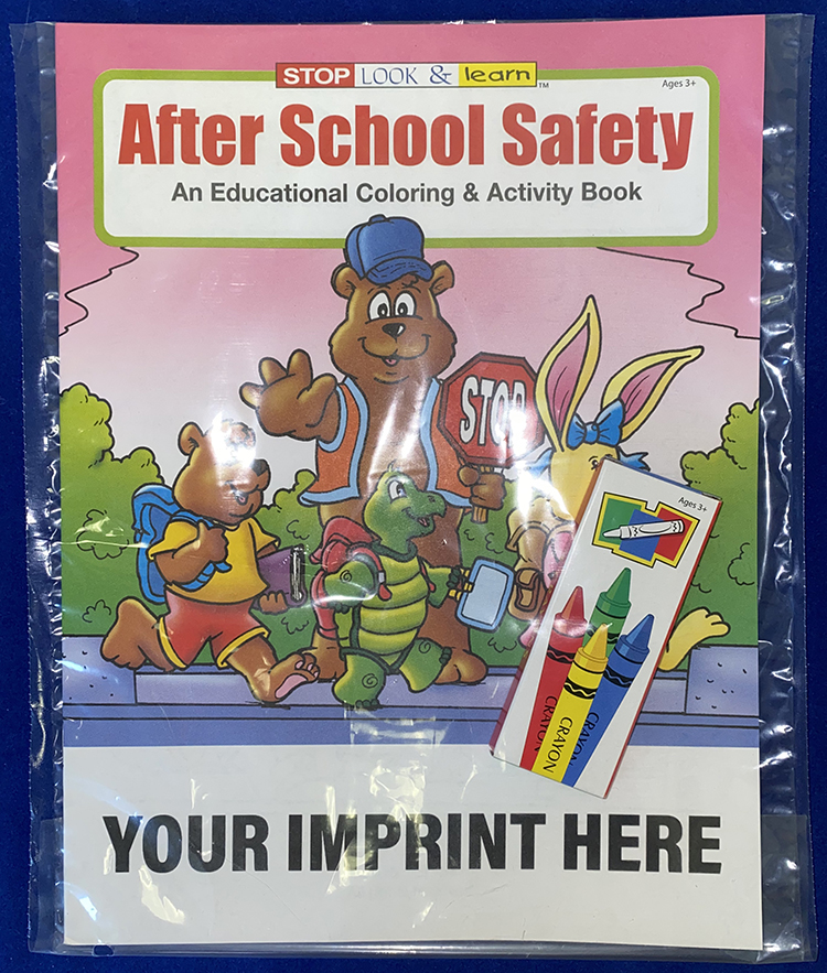 Product Photo 1 After School Safety Coloring Book Fun Pack