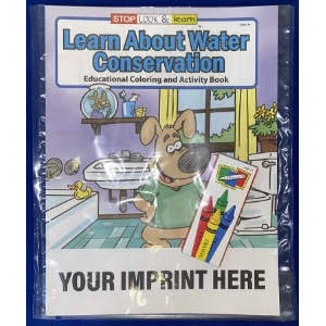 Learn About Water Conservation Coloring Book Fun Pack Set - CB4511