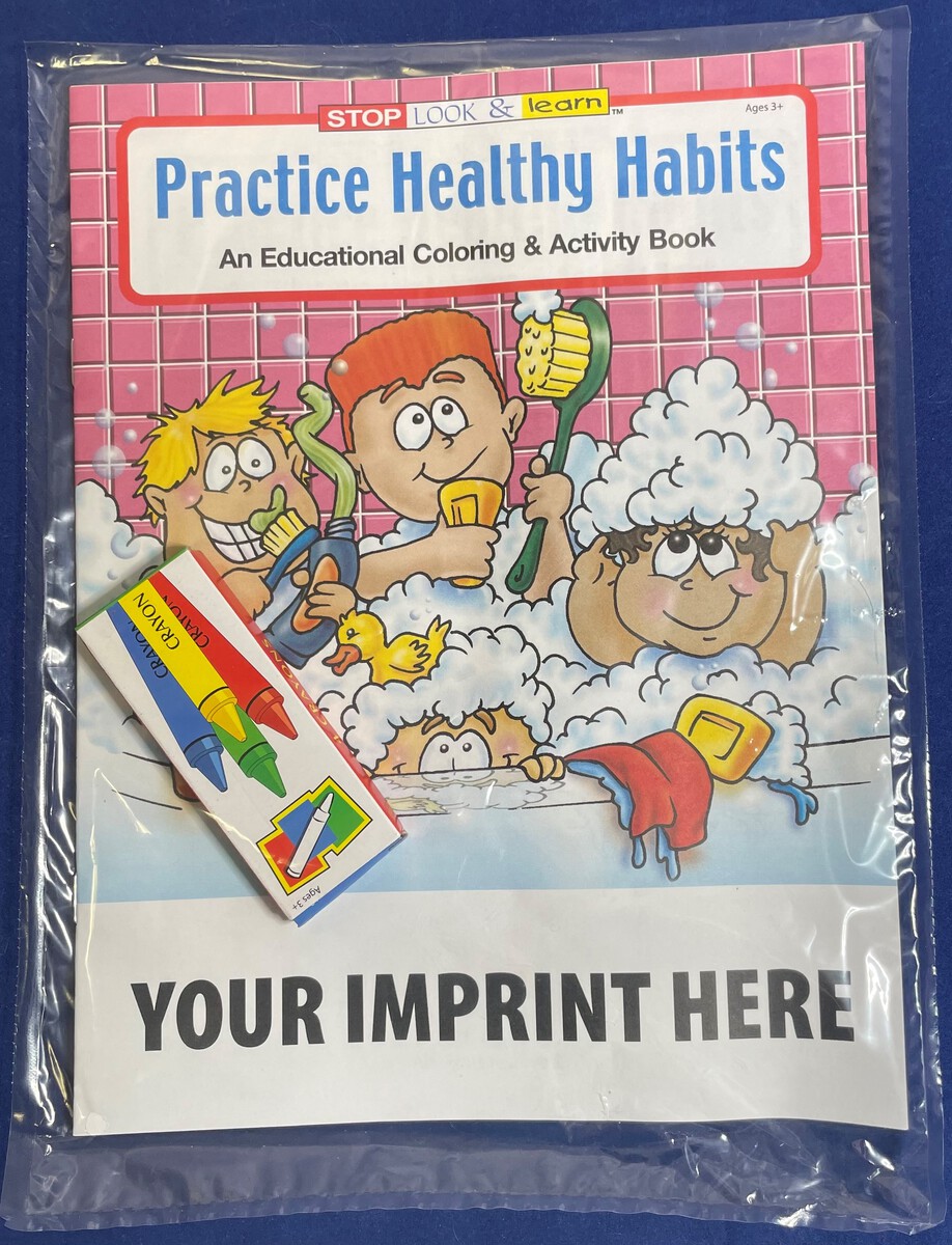 Product Photo 1 Practice Healthy Habits Coloring Book Fun Pack