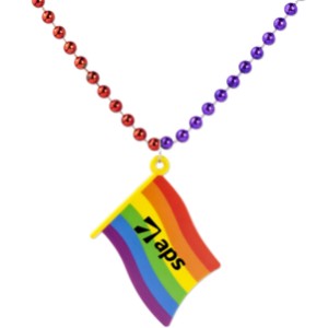 Pride Flag Medallion Beads - WO2290