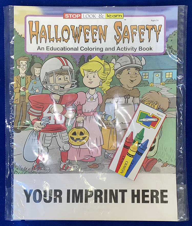 Product Photo 1 Halloween Safety Coloring Book Fun Pack