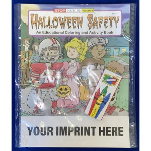 Halloween Safety Coloring Book Fun Pack - CB4517